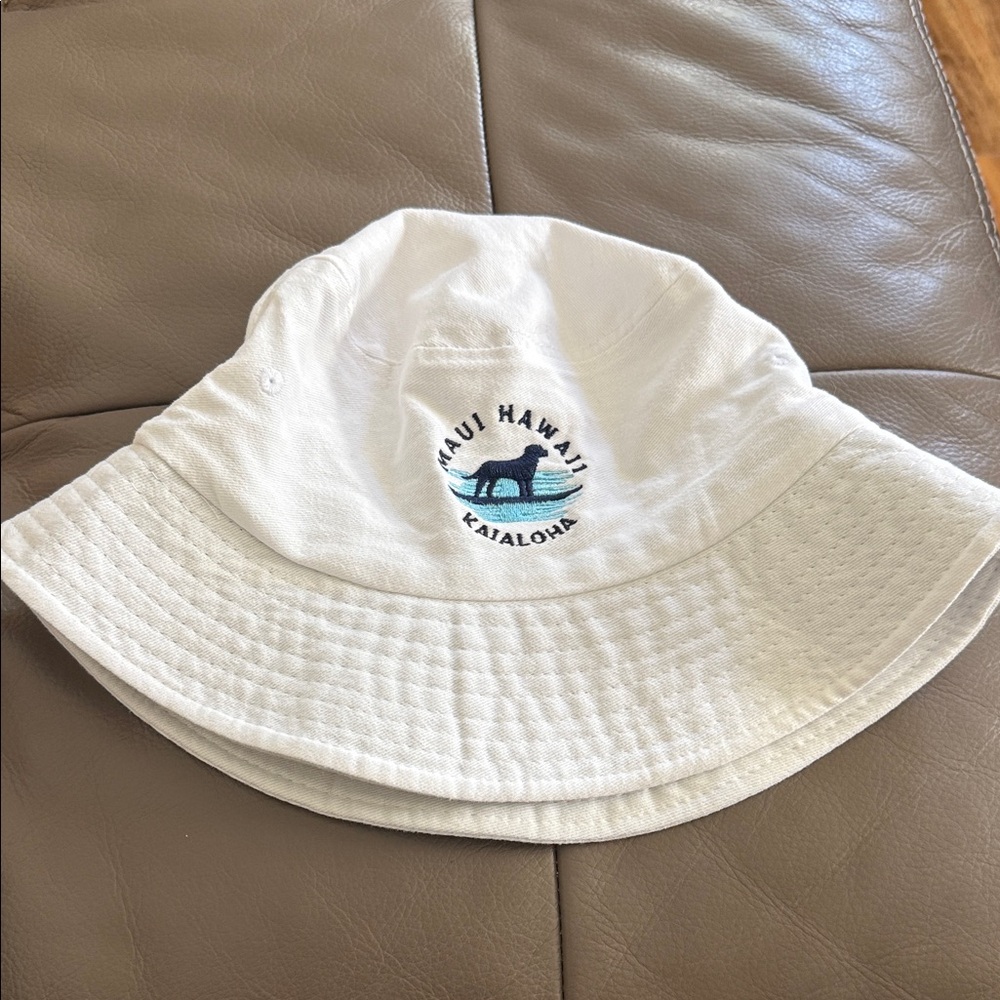 Kai Aloha White Bucket Hat